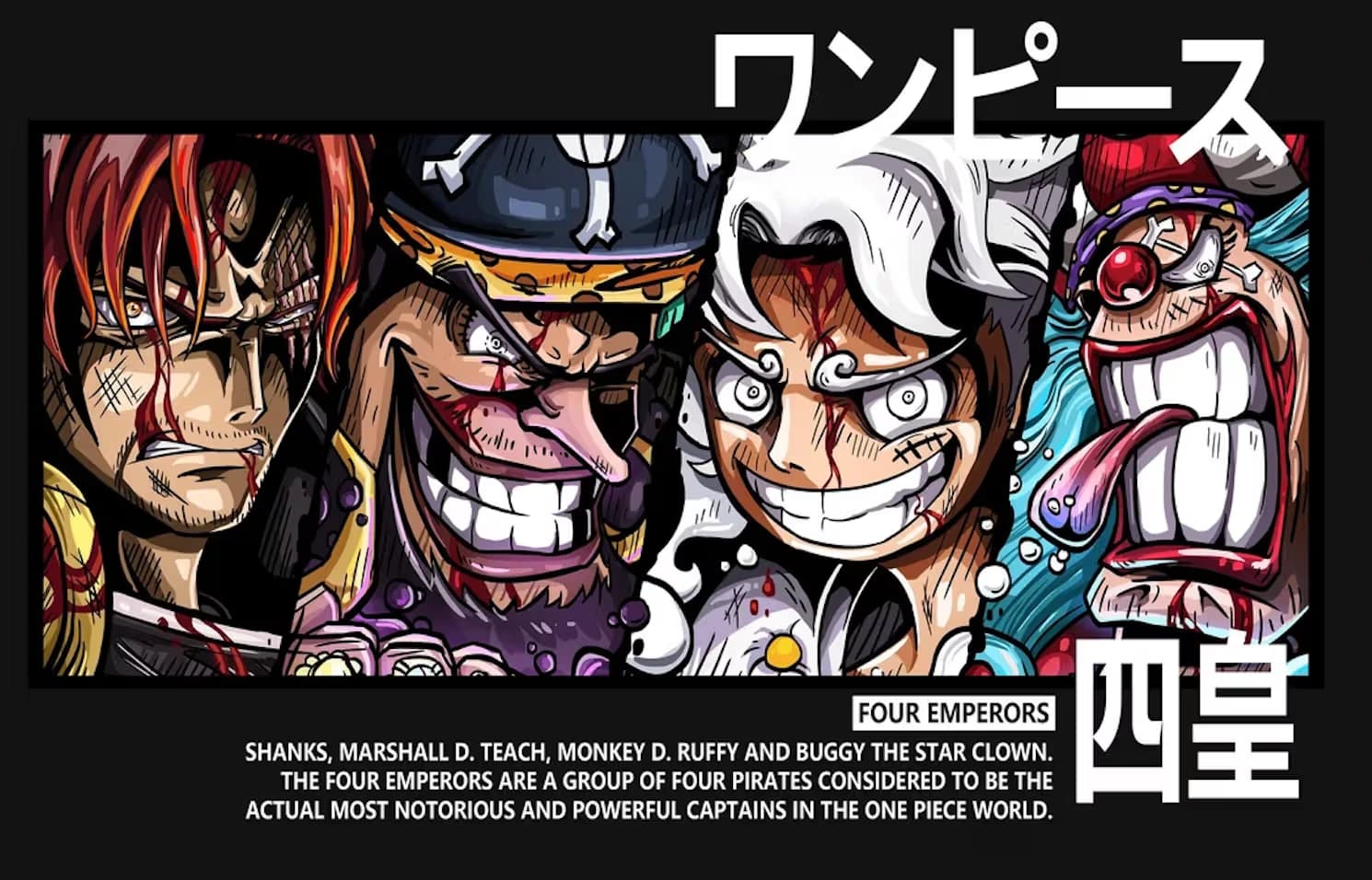 One Piece - Current Yonkos (Emperors of the sea)